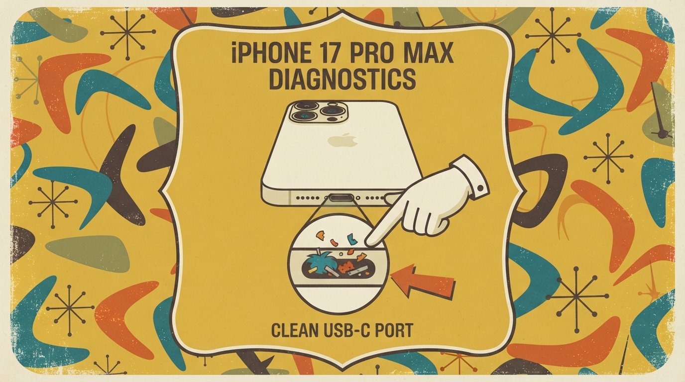iPhone 17 Pro Max not charging