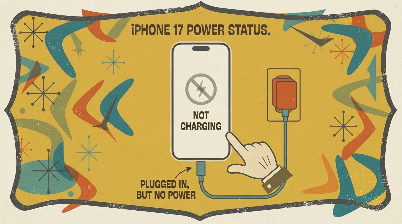 iPhone 17 not charging when plugged in