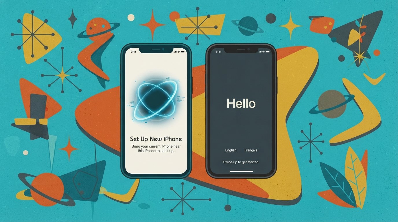quickly set up iphone not working